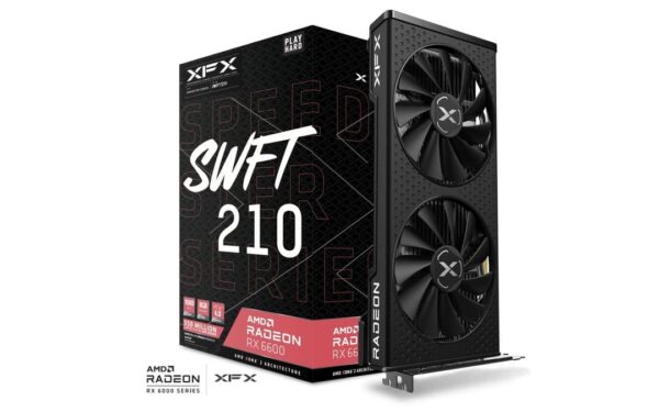 TARJETA DE VIDEO XFX RADEON RX 6600 8GB SWFT 210 DDR6