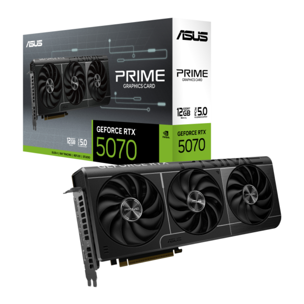 TARJETA DE VIDEO ASUS PRIME RTX 5070 12GB OC GDDR7