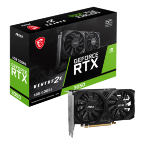 TARJETA DE VIDEO MSI RTX 3050 6 GB VENTUS 2X