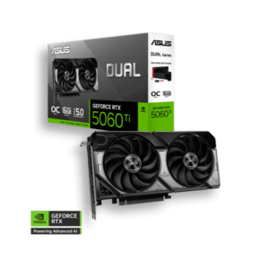 TARJETA DE VIDEO ASUS DUAL RTX 5060 TI OC 16GB GDDR7