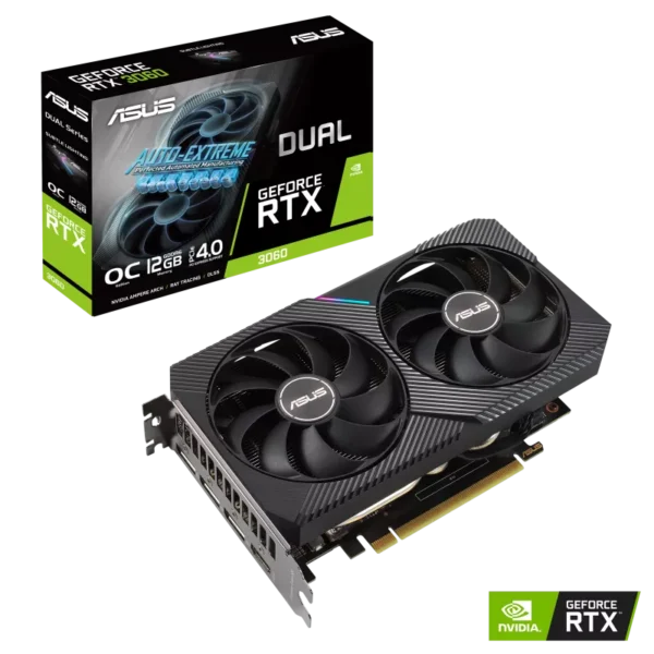 TARJETA DE VIDEO ASUS DUAL RTX 3060 12GB OC GDDR6