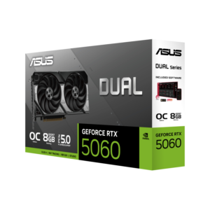 TARJETA DE VIDEO ASUS DUAL RTX 5060 OC 8GB GDDR7