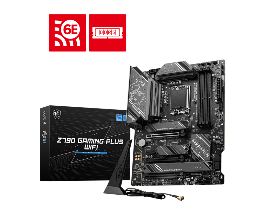 BOARD MSI Z790 GAMING PLUS WIFI DDR5 (A V R) LGA 1700 13TH GEN