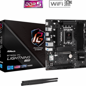 BOARD ASROCK B760M PG LIGHTNING WIFI DDR5 LGA 1700 12TH 13TH 14TH