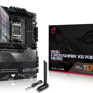 BOARD ASUS ROG CROSSHAIR X670E-HERO WIFI AM5 DDR5 RYZEN AMD™7000