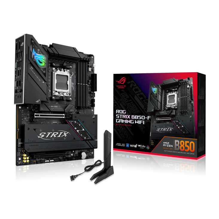 BOARD ASUS ROG STRIX B850 - F GAMING AM5 WIFI DDR5 RYZEN AMD