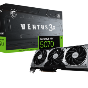 TARJETA DE VIDEO MSI VENTUS 3X RTX 5070 12GB OC GDDR7