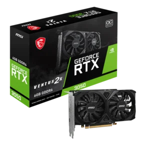 TARJETA DE VIDEO MSI RTX 3050 6 GB VENTUS 2X OC LOW PROFILE