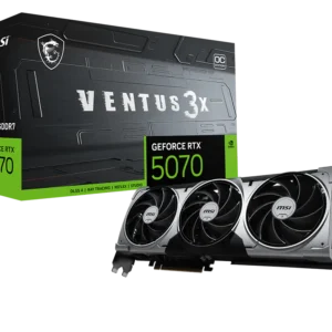 TARJETA DE VIDEO MSI RTX 5070 12GB VENTUS 3X OC GDDR7