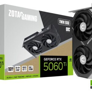 TARJETA DE VIDEO ZOTAC GAMING RTX 5060 TI 16GB GDDR7 TWIN EDGE OC